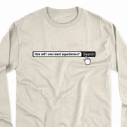 Personalized Search Bar Premium Unisex Longsleeve T-shirt