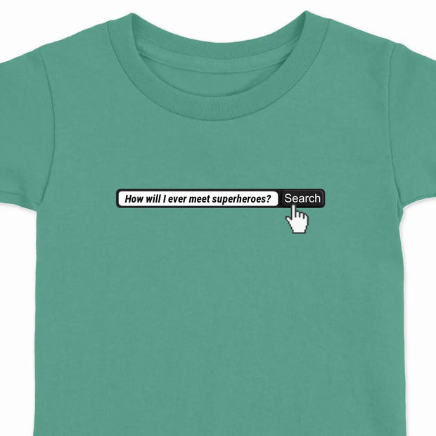 Personalized Search Bar Premium Kids Crewneck T-shirt