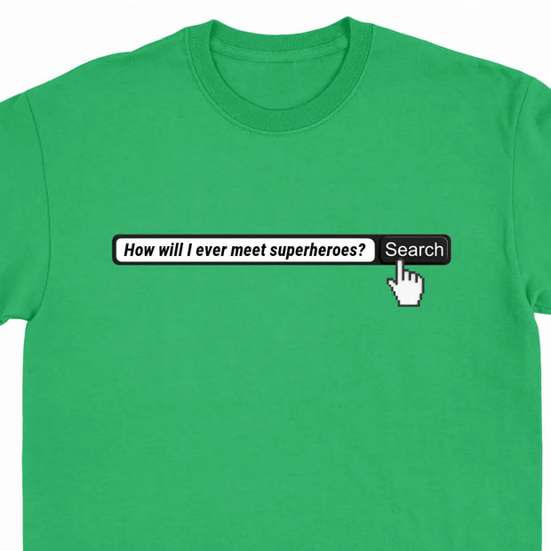 Personalized Search Bar Heavyweight Unisex Crewneck T-shirt