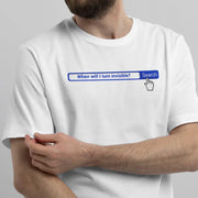 Personalized Search Bar Triblend Unisex Crewneck T-shirt