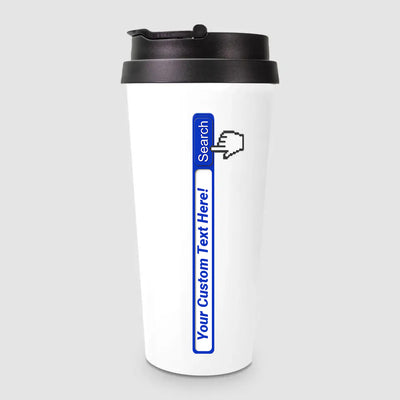 Personalized Search Bar 15oz Stainless Steel Travel Mug