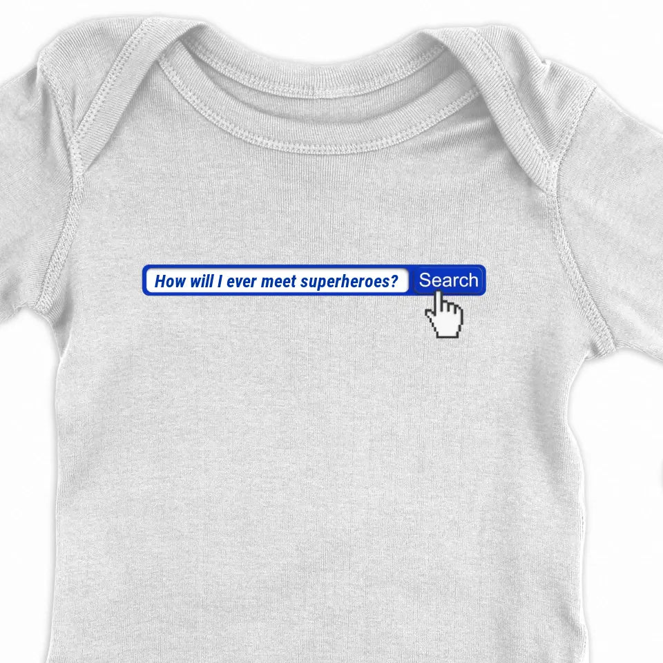 Personalized Search Bar Classic Baby Long Sleeve Bodysuit