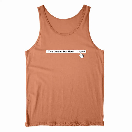 Personalized Search Bar Tank Top